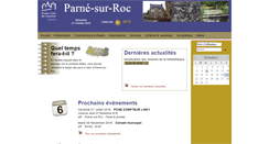 Desktop Screenshot of parne-sur-roc.fr