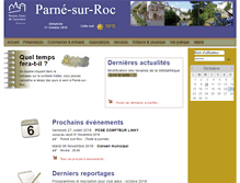 Tablet Screenshot of parne-sur-roc.fr
